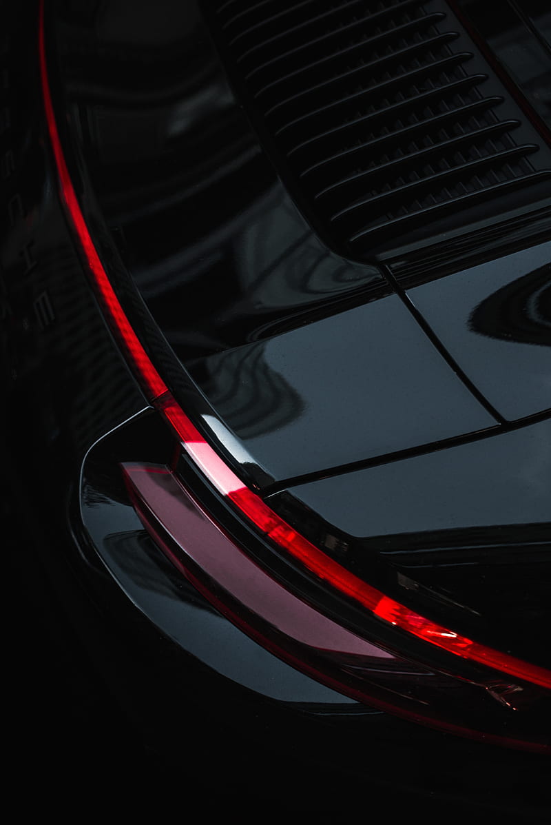 car, black, lantern, red, line, HD phone wallpaper