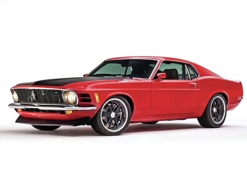 1970-Ford-Mustang, Classic, 1970, Red, Ford, HD wallpaper | Peakpx