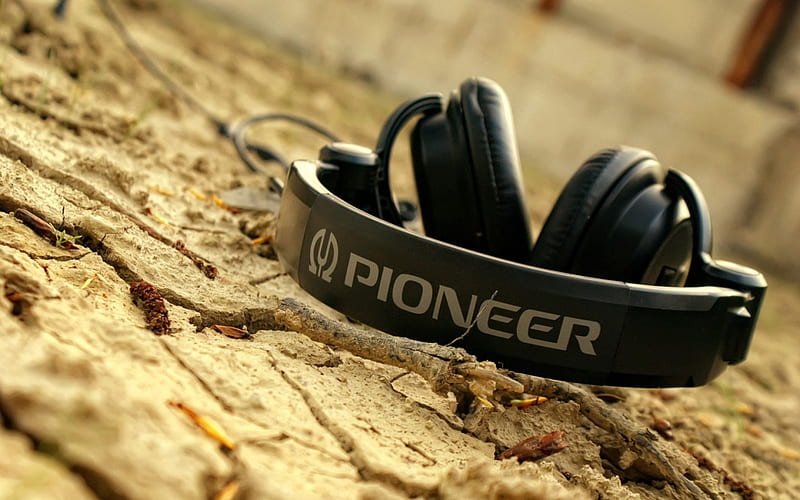 Pioneer Headphones, Music, Headphones, Land, Pioneer, HD wallpaper