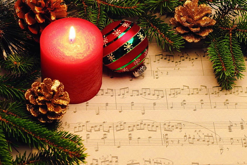 Beautiful Christmas music background images for your phone or desktop