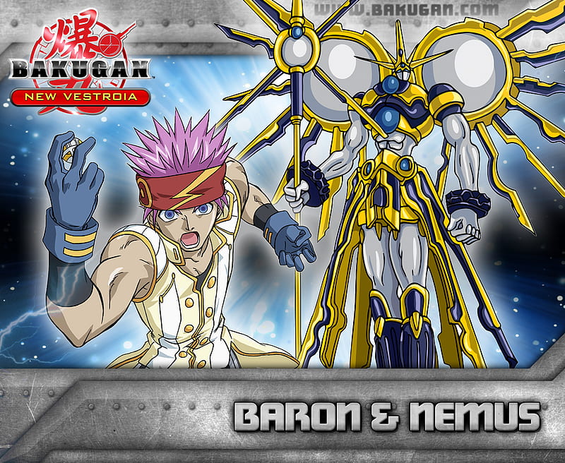 Baron & Nemus, baron, battle brawlers, nemus, bakugan, HD wallpaper
