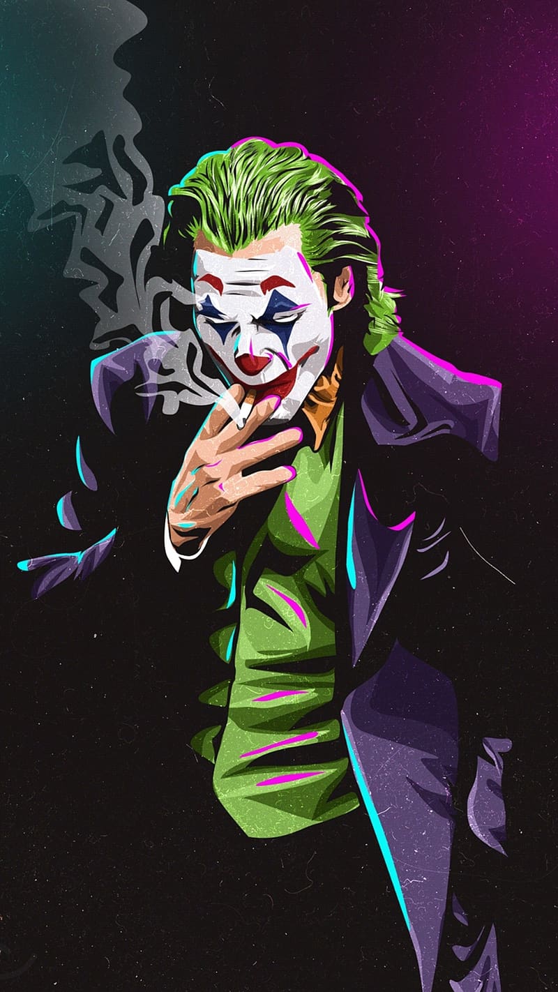 1080x2400 Joker Smoking 1080x2400 Resolution Wallpape
