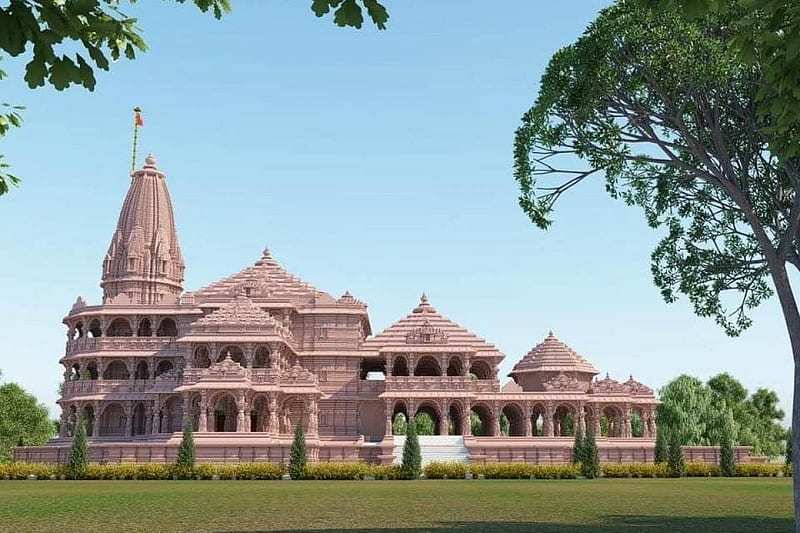 Here's how the proposed Ram temple in Ayodhya will look- The New Indian Express, Ram Mandir, HD wallpaper