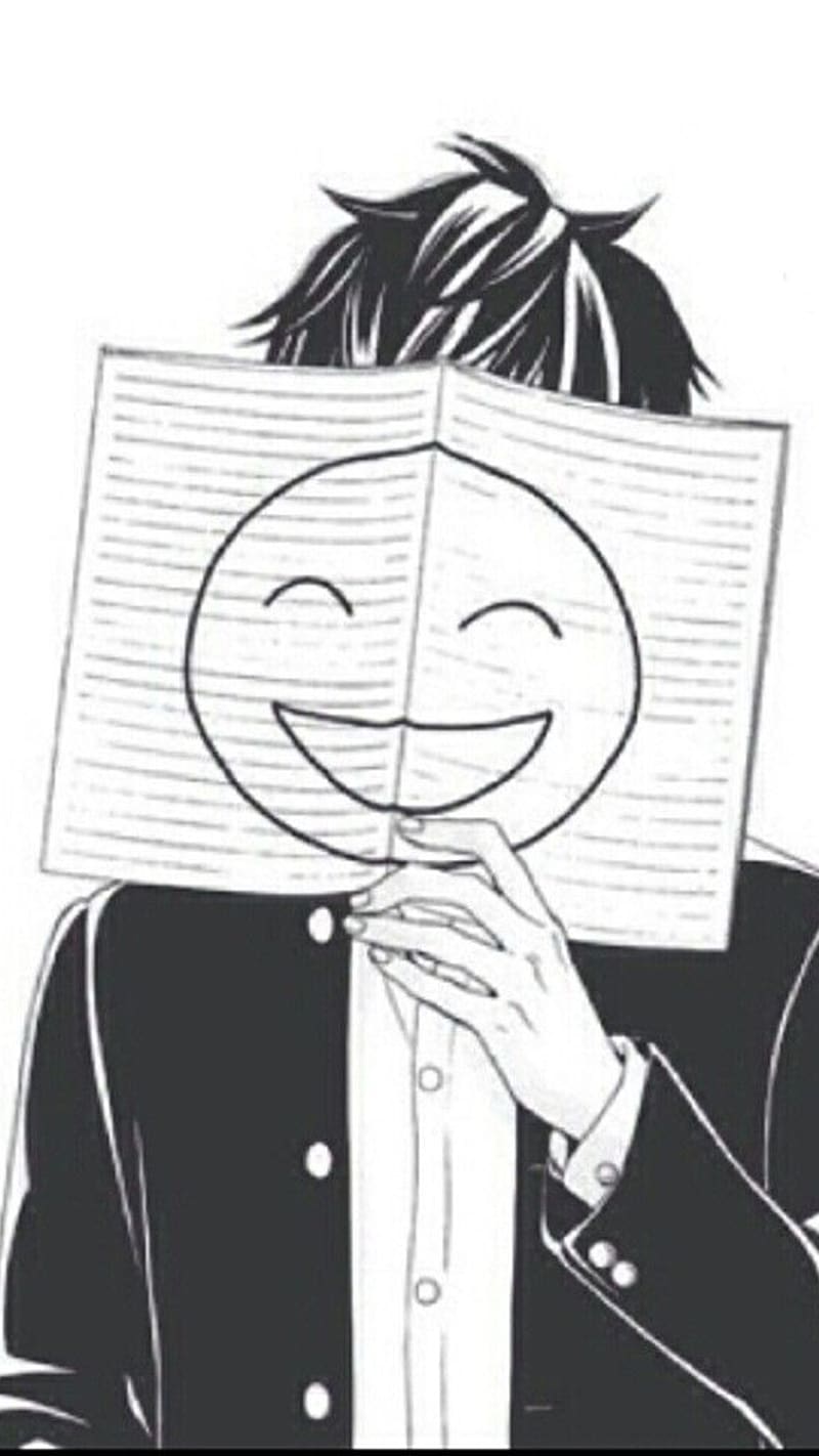 Boy Fake Smile Anime HD Png Download  Transparent Png Image  PNGitem