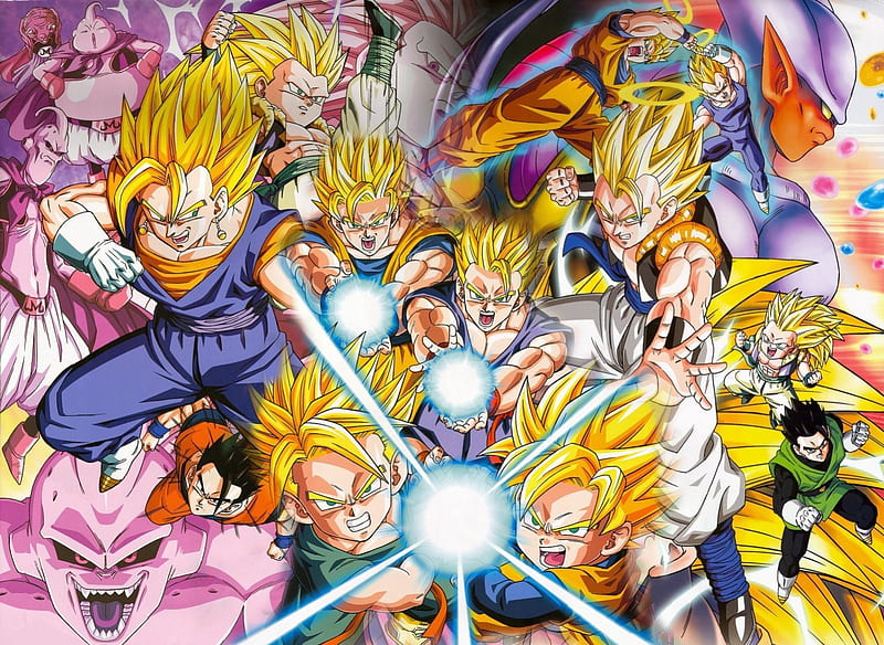 Dragon Ball Z Saiyans Super Saiyan Goku And Vegeta Anime Dragon Ball Z Hd Wallpaper Peakpx