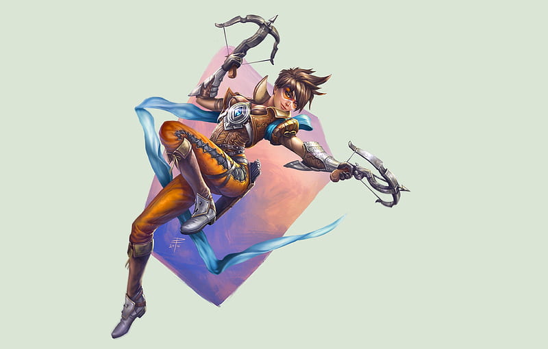 Wallpaper : Tracer Overwatch, Video Game Art, seymour 3250x1828 - Ben10ash  - 1959677 - HD Wallpapers - WallHere