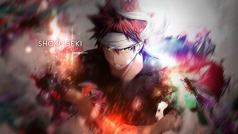 Food Wars Soma Yukihira Kojiro Shinomiya 4K Wallpaper #3.1127