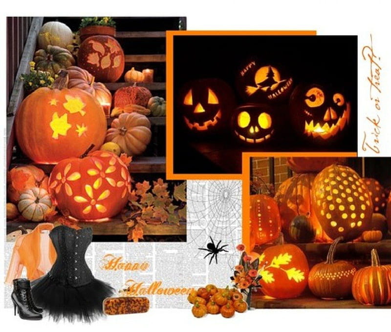 Halloween Collages Wallpapers  Wallpaper Cave