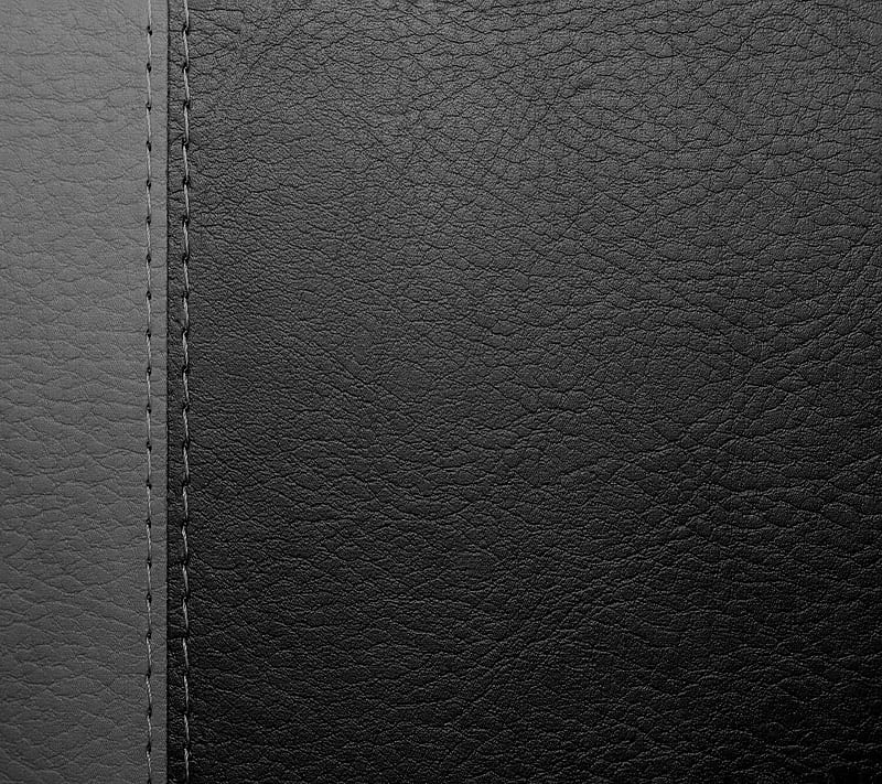 Black Leather, abstract, backgound, black grey leather, HD wallpaper