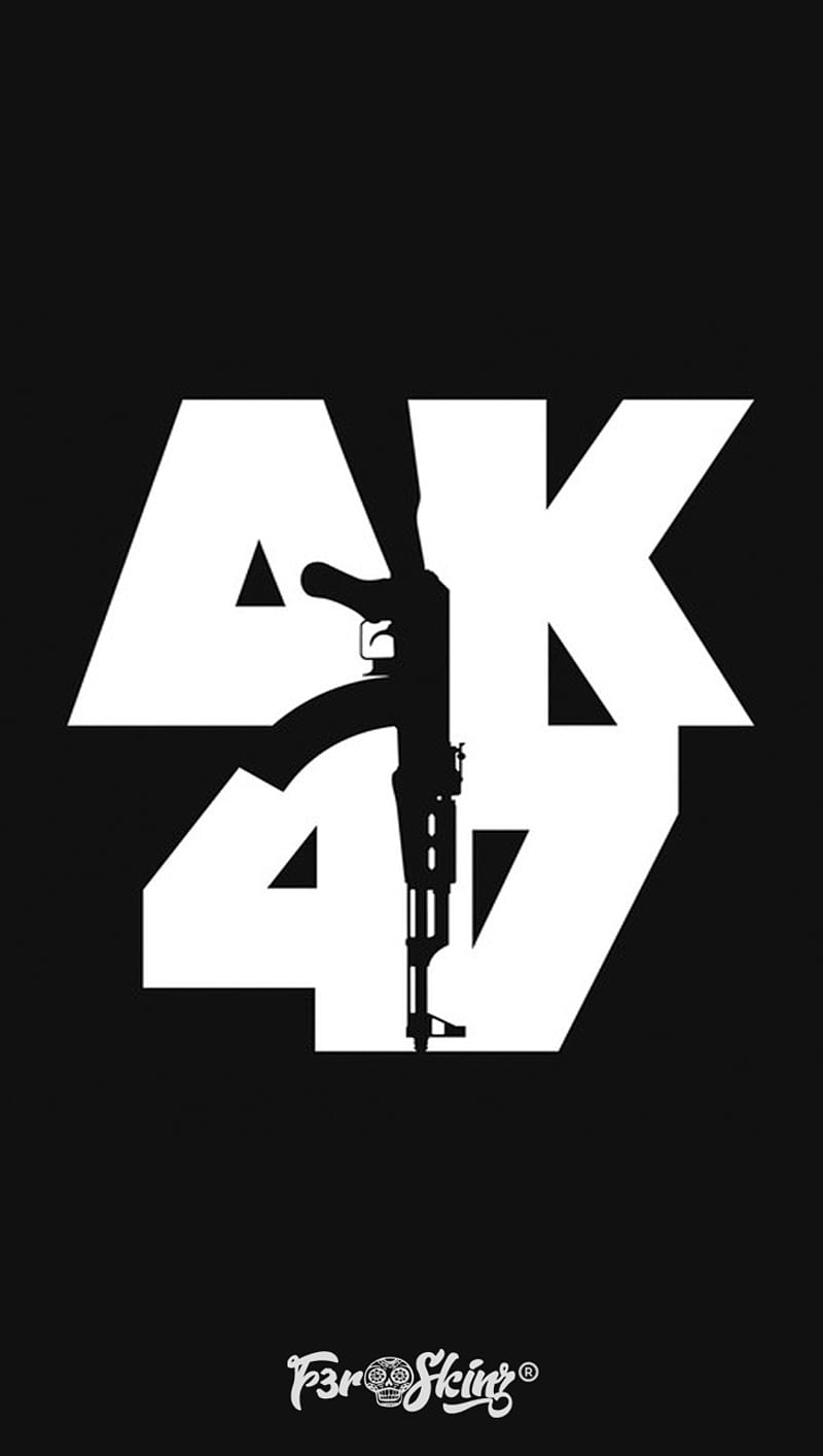 black ak47 wallpaper