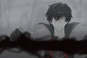 The Misfit of Demon King Academy II Maou Gakuin no Futekigousha Cool Black  and White Silhouette Anime Characters : Anos Voldigoad with His Japanese  Name in Kanji (Transparent) - Anos - Posters