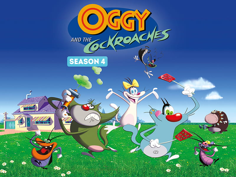 Kidsnfuncom  39 coloring pages of Oggy and the Cockroaches