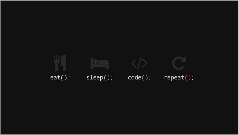 Coder, Minimalist Code HD wallpaper