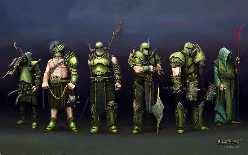 Barrows brothers, weapons, games, cool , mythical creatures, runescape, rs, HD wallpaper