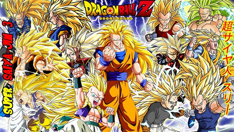 Goku Trunks Vegeta Goten Super Saiyan, bola de dragão preto e