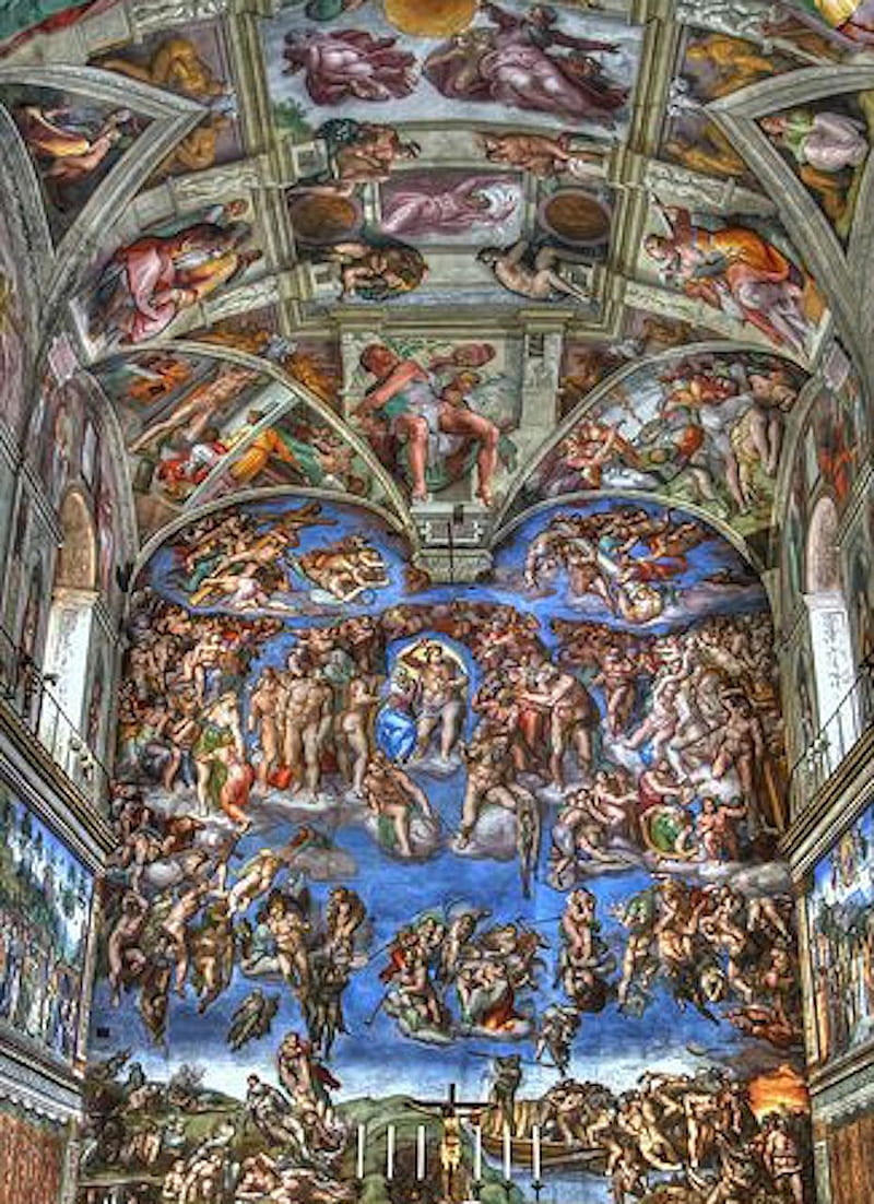 sistine chapel, architecture, cathedral, HD phone wallpaper