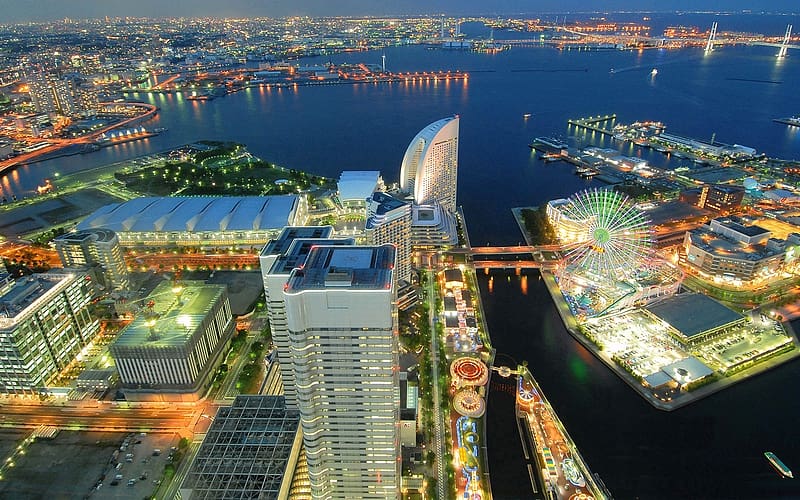 Cities, Japan, Yokohama, HD wallpaper