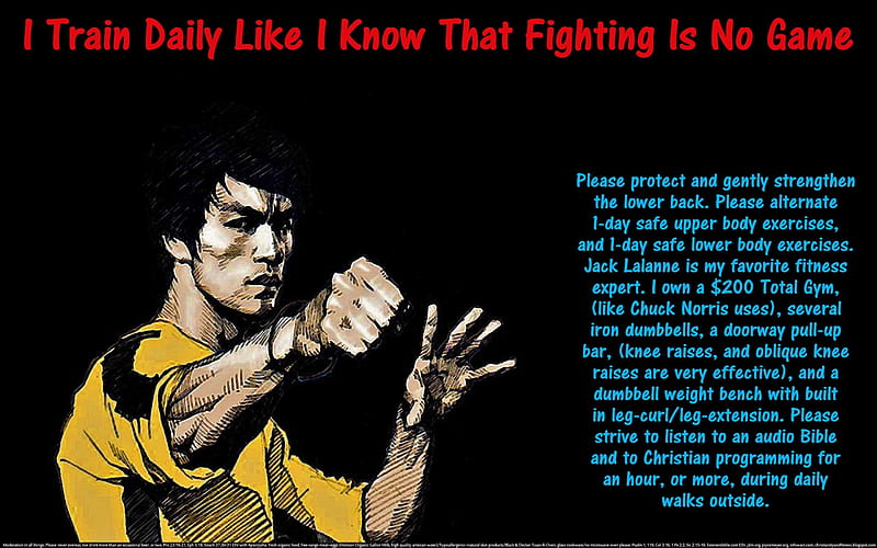 Fighting is No Game 3, jack lalanne, self-esteem, natural high, total gym, positive addiction, health, nutrition, christian, religious, fitness, hope, exercise, love, martial arts, heaven, dumbbells, esports, happiness, self-discipline, fun, peace, discipline, joy, self-defense, cool, confidence, bruce lee, passion, self-control, motivational, wisdom, faith, HD wallpaper