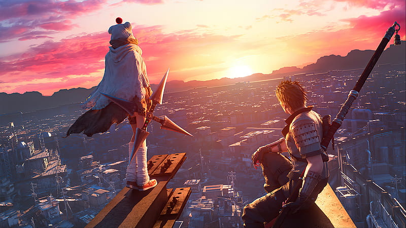 Final Fantasy vii Remake Intergrade 2021 Game Poster, HD wallpaper