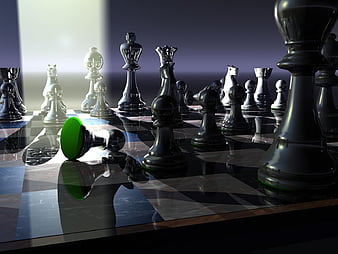 Elegant Chess Board - 3D rendered Live Wallpaper - free download