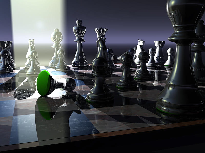 Chess 3d wallpaper, 1920x1200, 37092