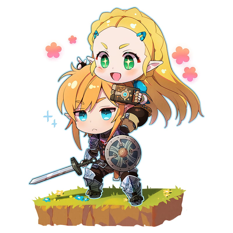 Cute Link & Cucco Zelda Desktop & Mobile Wallpaper By Cpuentesdesign -  Kawaii Hoshi