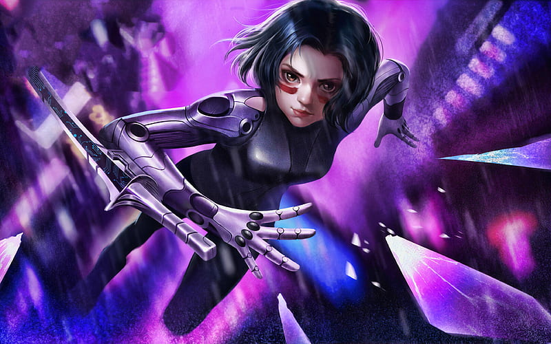 Alita Cyborg Battle Angel, HD wallpaper