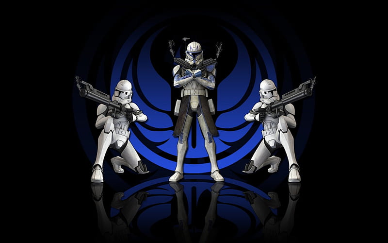 Troopers , star wars clone wars, star wars, troopers, rex, HD wallpaper