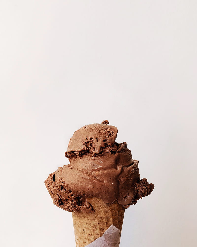 chocolate ice cream, HD phone wallpaper
