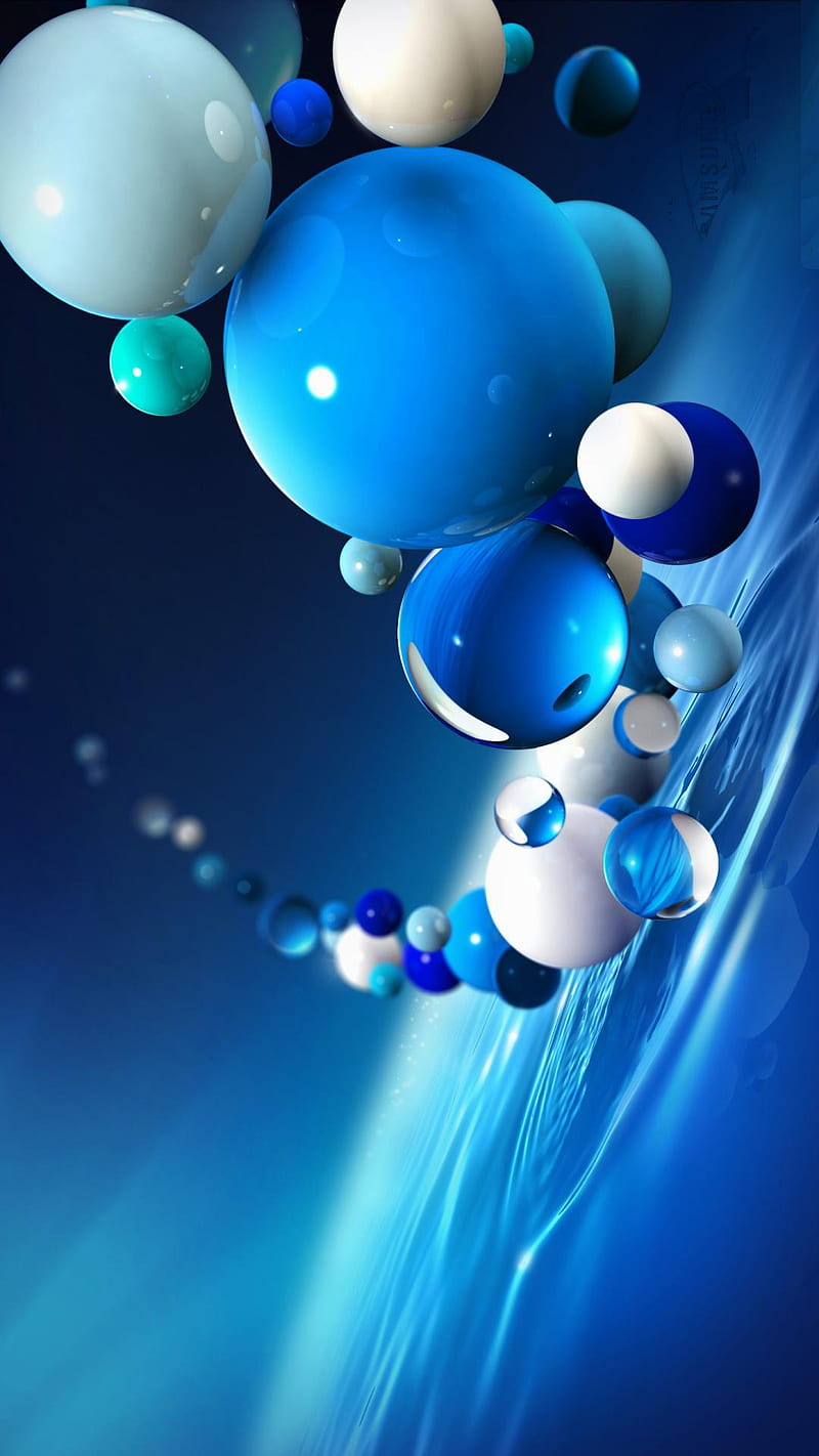 samsung , balls, blue, galaxy, white, HD phone wallpaper