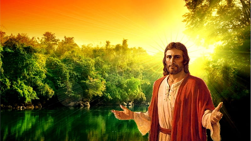 Come to me!!!, christ, jesus, religion, god, HD wallpaper