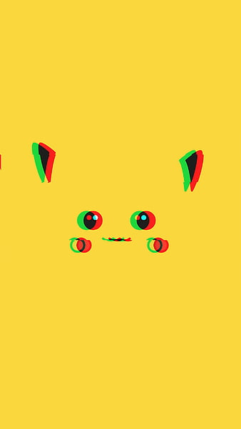 Pikachu glitched, pokemon, yellow, HD phone wallpaper | Peakpx