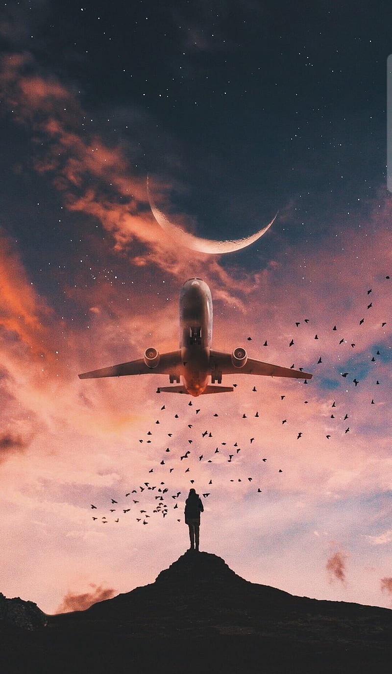 Plane, airport, HD phone wallpaper | Peakpx