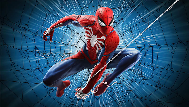 Spiderman From Ps4, spiderman-ps4, superheroes, deviantart, HD wallpaper