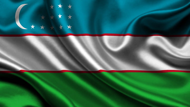Uzbekistan, symbol, texture, country, flag, HD wallpaper