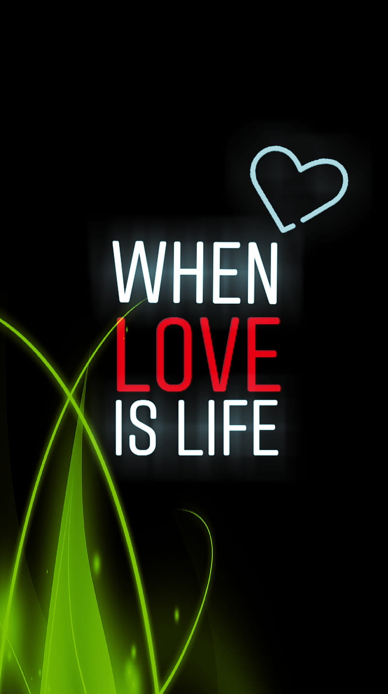 Love, neon, quotes, phone, quote, sayings, cute, screen, os, dont, HD phone wallpaper