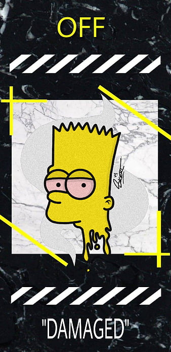 Hypebeast Bart Simpson Supreme Wallpaper Custom Phone Pop Out Stand Grip Up