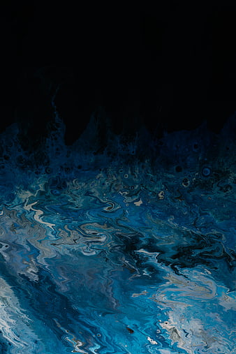 Stone, sea, ripples, dark, HD wallpaper | Peakpx
