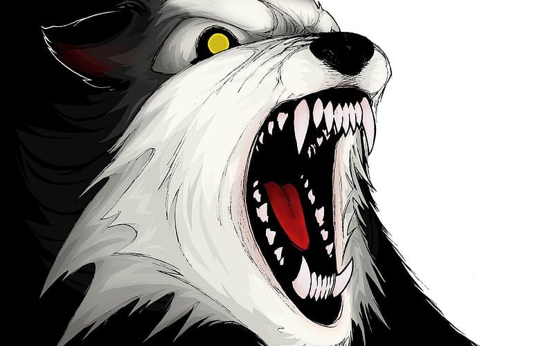 Angry wolf by cruorvylkas  Fur Affinity dot net