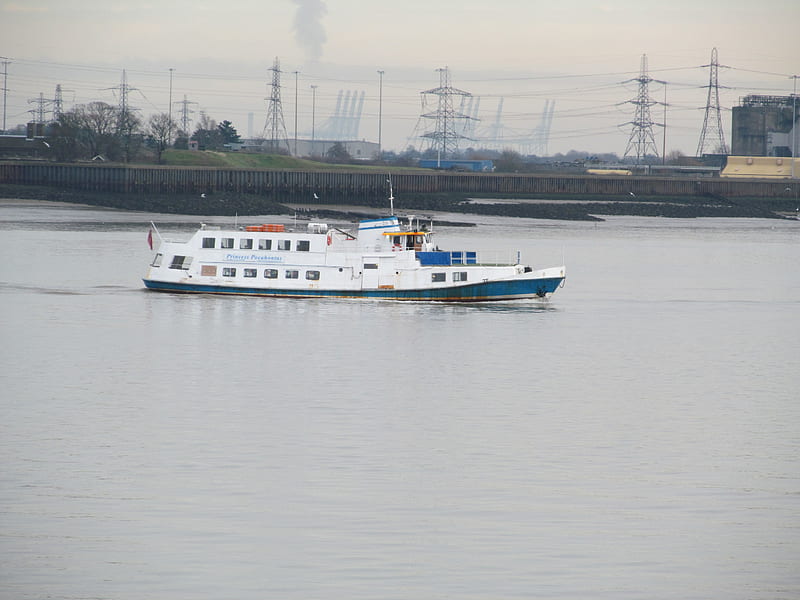 Thames Ferryboat, Waterfront, Ships, Ferrys, Docks, Boats, Rivers, HD wallpaper