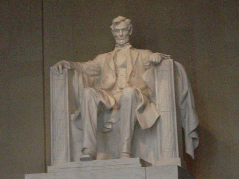 Lincoln Memorial, memorial, president, abraham lincoln, statue, HD wallpaper