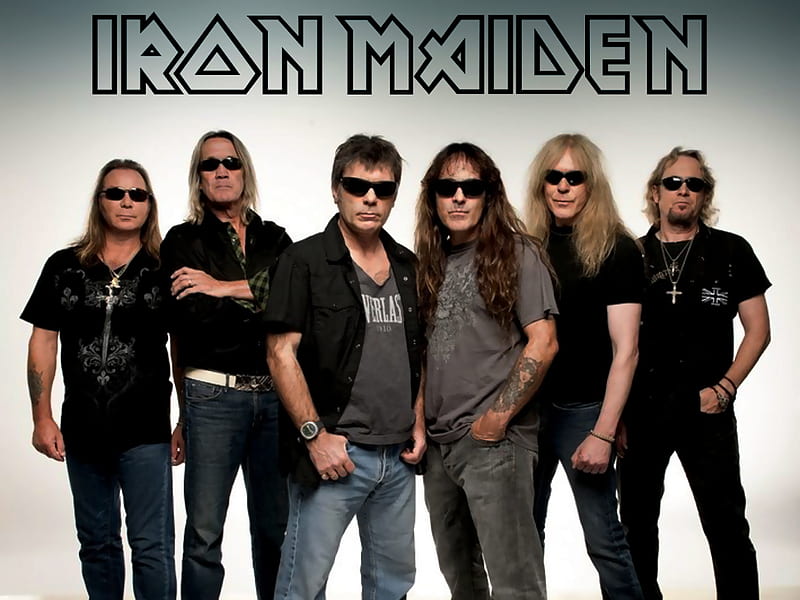 Iron Maiden, music, band, metal, logo, heavy, iron, eddie, maiden, HD wallpaper
