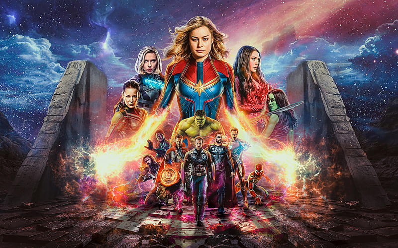 Captain Marvel Avengers Endgame 2019 Movie, HD wallpaper
