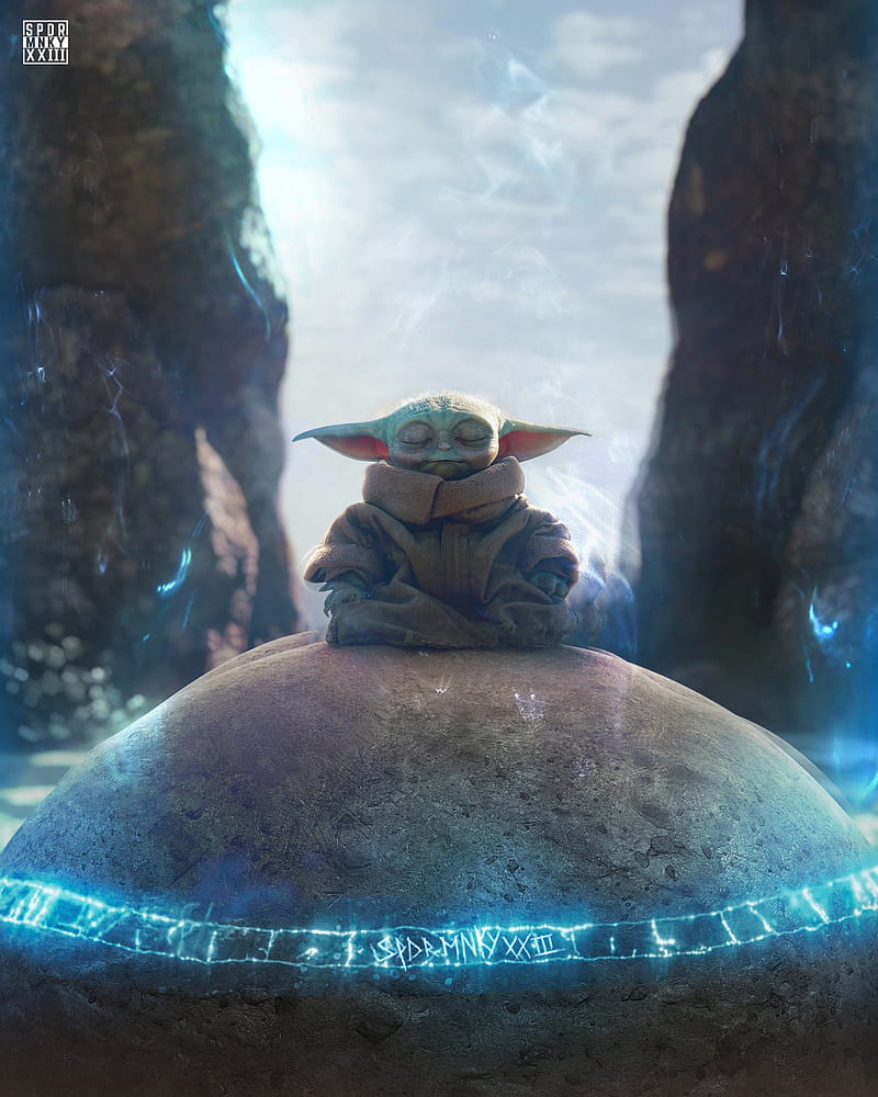 Baby Yoda-Grogu, baby yoda, grogu, star wars, the mandalorian, HD ... Yoda Wallpaper Iphone