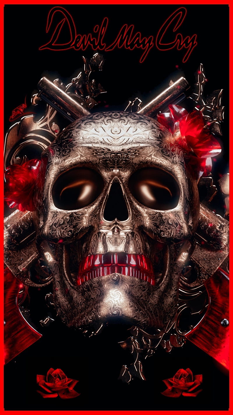 Devil may cry , skulls, skull, HD phone wallpaper