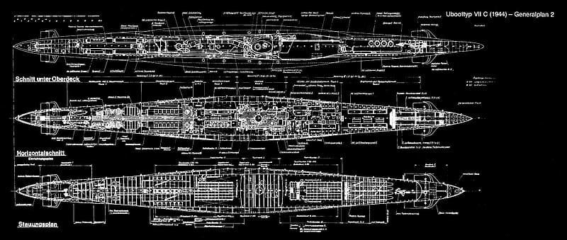 Submarine, Military, German Type Vii Submarine, Warships, HD wallpaper ...