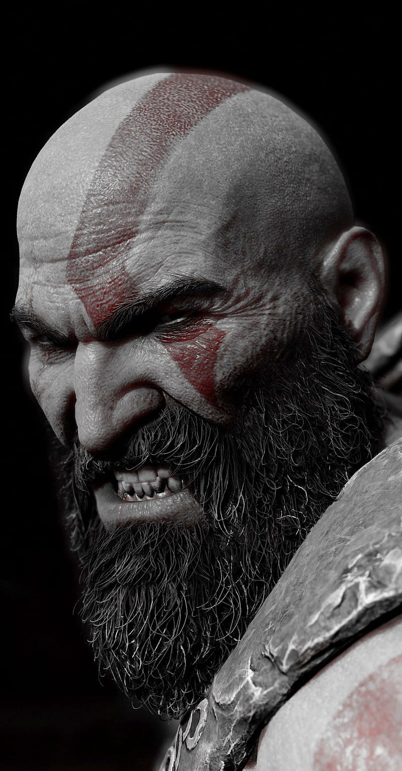 Kratos, god of war, gow, playstation, HD phone wallpaper