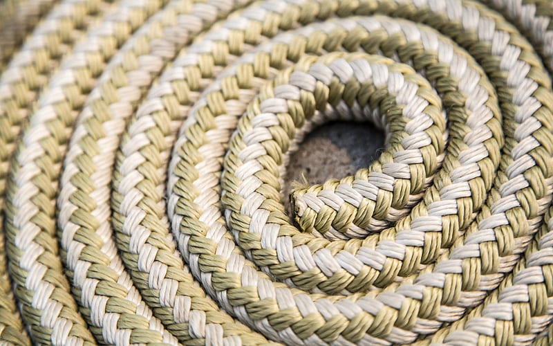 Thick Rope Closeup Texture Of Weaving Stock Photo - Download Image