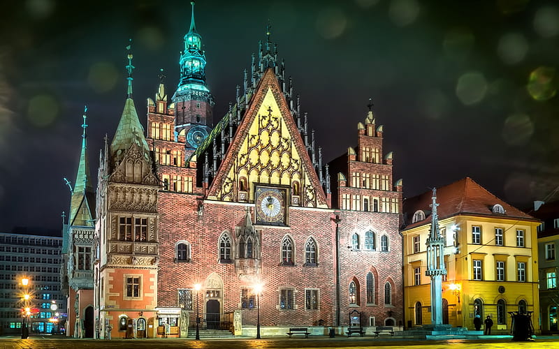 Wroclaw, Poland, architecture, Poland, historical, Wroclaw, HD wallpaper