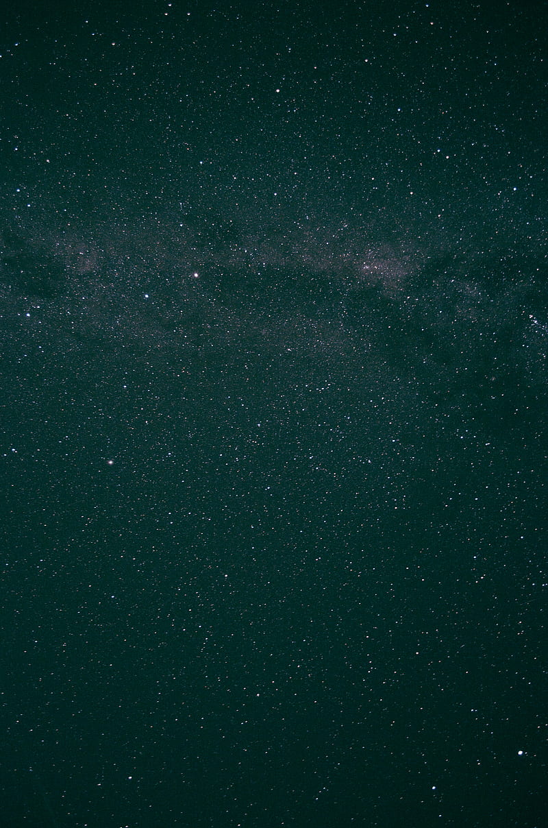 starry sky, stars, space, milky way, dark, HD phone wallpaper